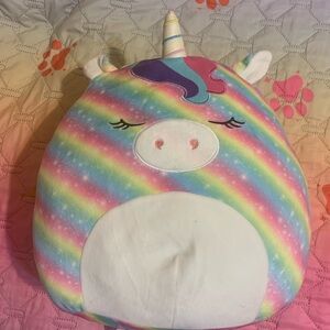 Rainbow Unicorn Squishmellow Toy